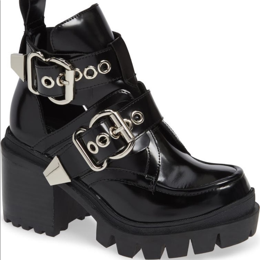 Jeffrey Campbell Craven Lo Cutout Platform Boots